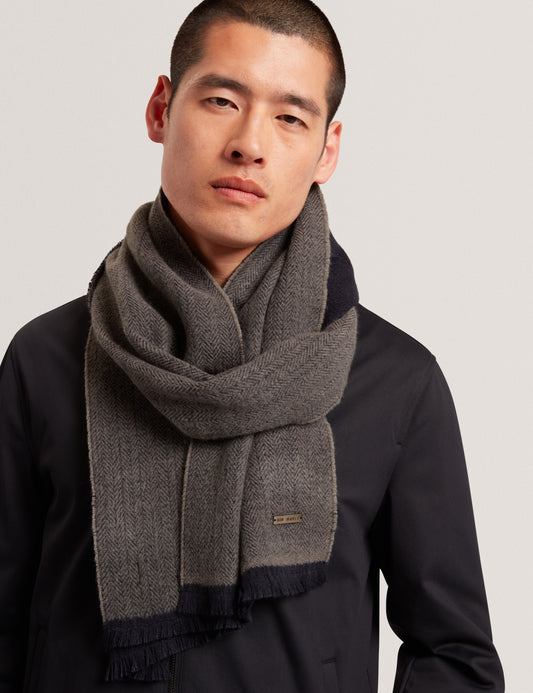LEWIIS - Herringbone Colour Block Scarf