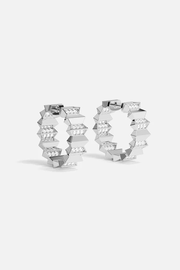 AUTOMNE - Up and Down Hoop Earrings