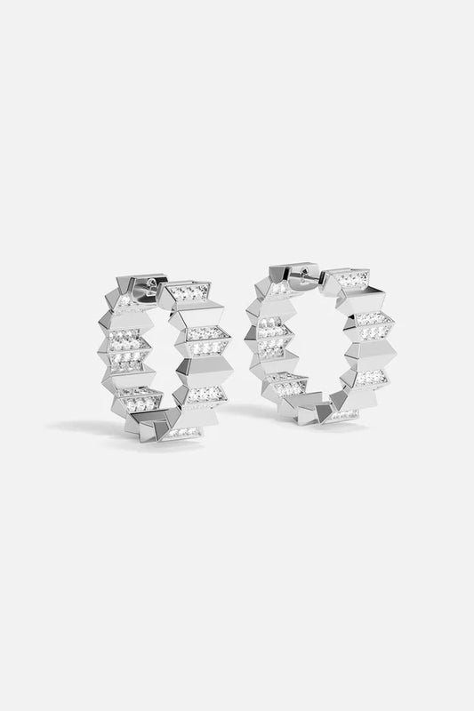 AUTOMNE - Up and Down Hoop Earrings
