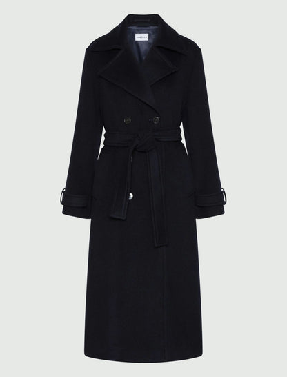 BALCONE - Double-breasted coat with tab detail