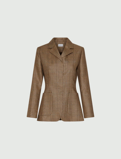 GLAUCO - Slim-fit wool jacket