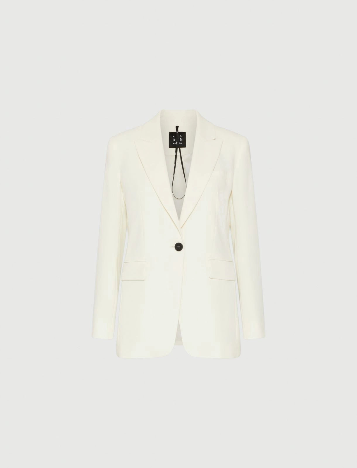 KELLY - Single-breasted envers satin jacket