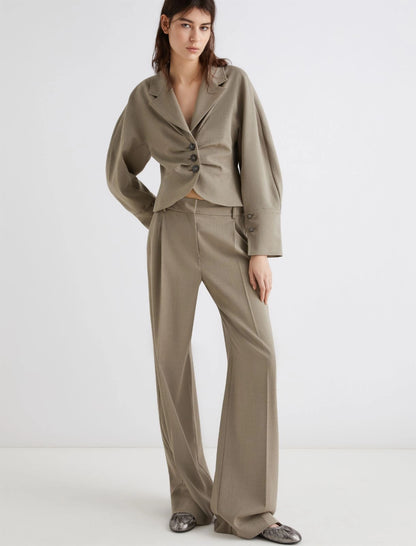 STASI - Slim-fit cropped blazer