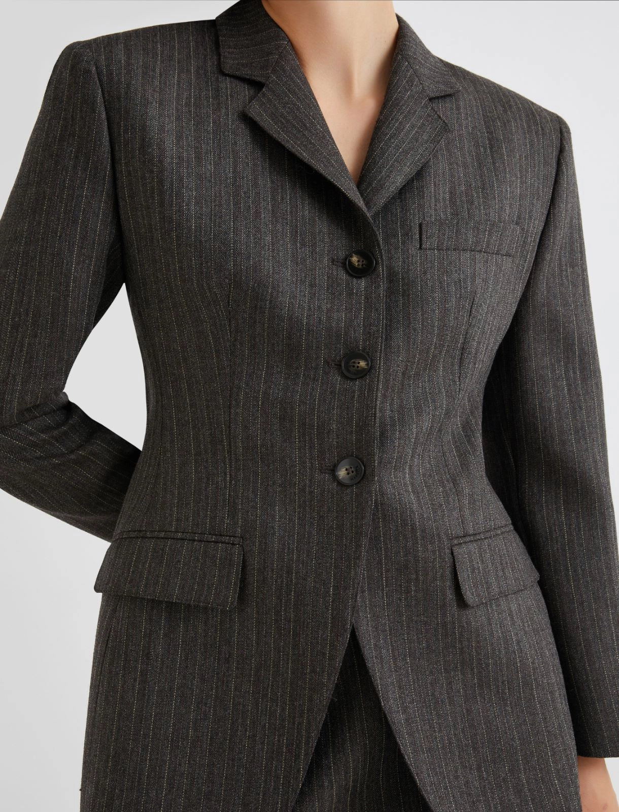 ESSENZA - Slim-fit three-button blazer