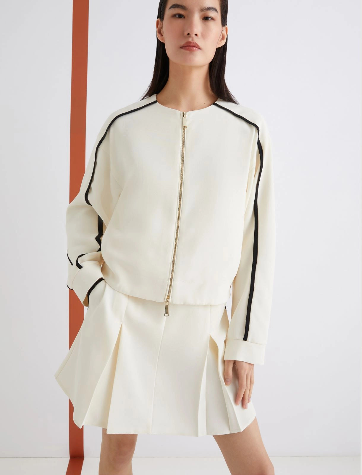 LIBAGE - Satin bomber jacket