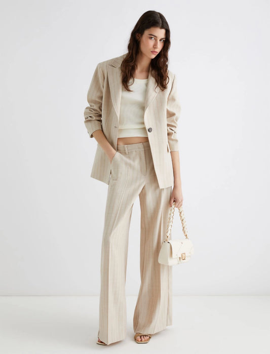 FACILE - Stretch canvas blazer