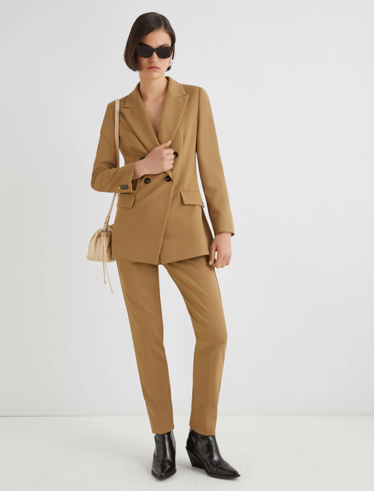 TOBRUK - Double-breasted stretch blazer