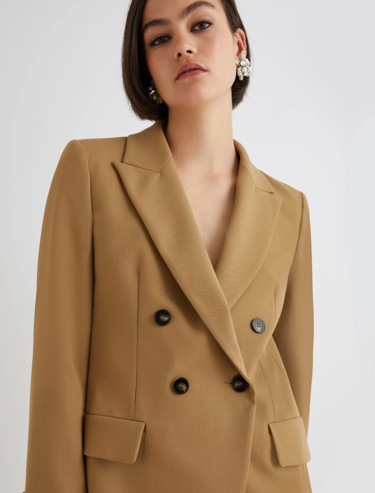 TOBRUK - Double-breasted stretch blazer