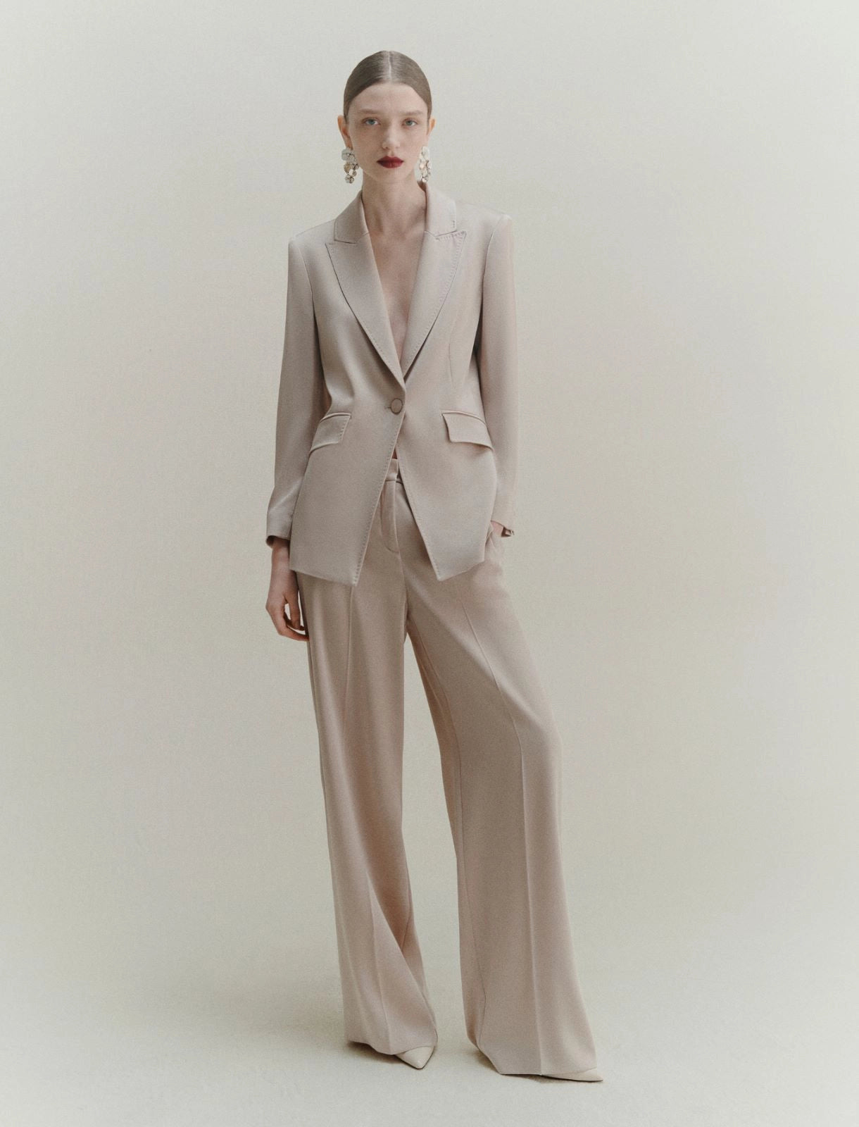 COGNAC - Satin jacket