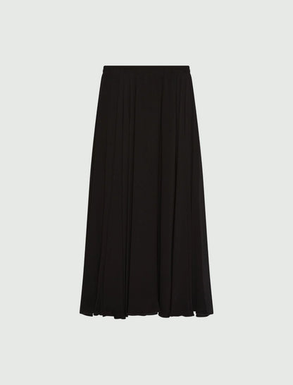 BRADO - Long georgette skirt