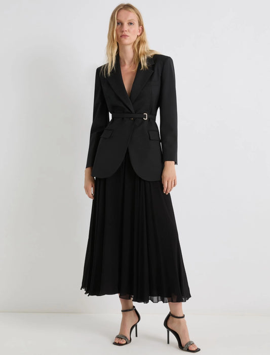 BRADO - Long georgette skirt
