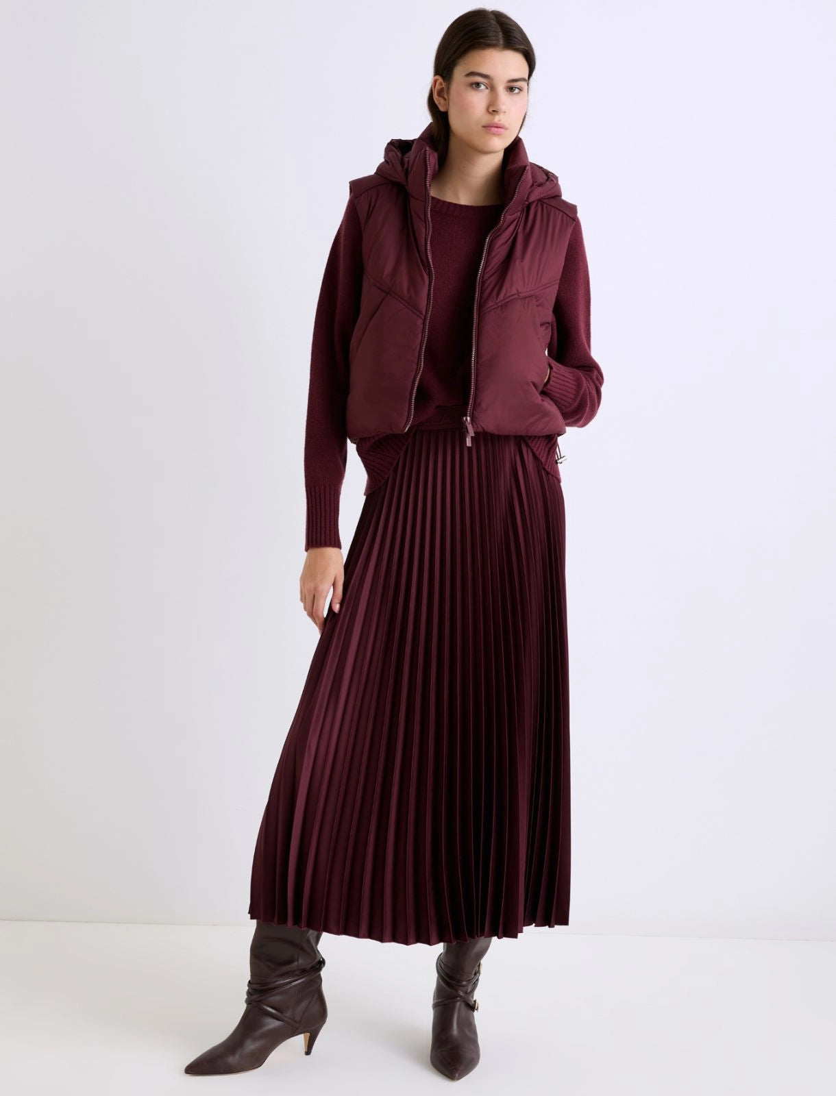 PONTIAC - Plissé-pleated skirt