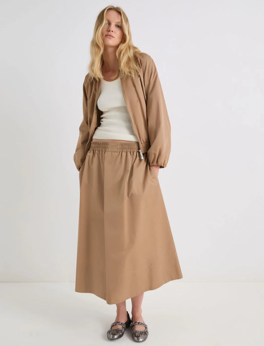 CAIRO - Water-repellent twill skirt