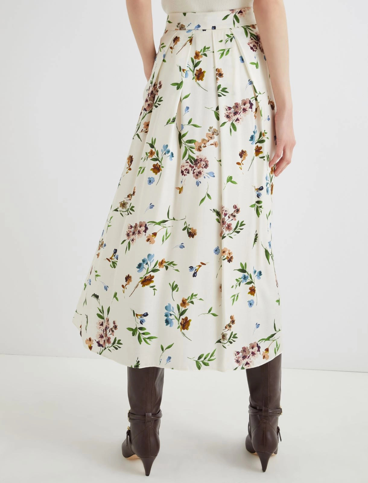 ASIAGO - Full satin skirt