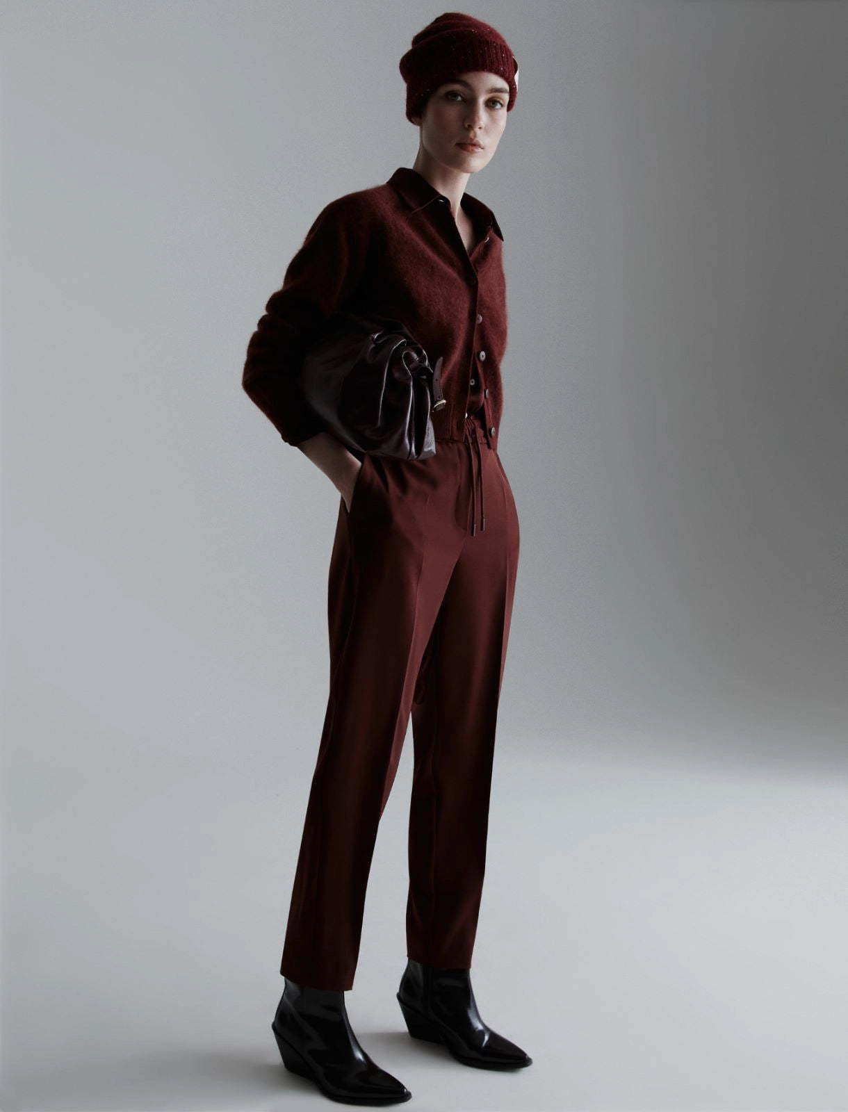 BUNNY - Silk-blend satin shirt