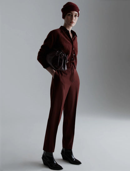 BUNNY - Silk-blend satin shirt