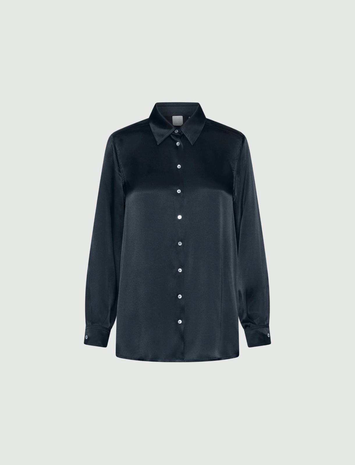 BUNNY - Silk-blend satin shirt