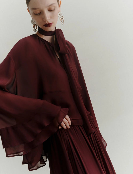 PRISCA - Georgette blouse