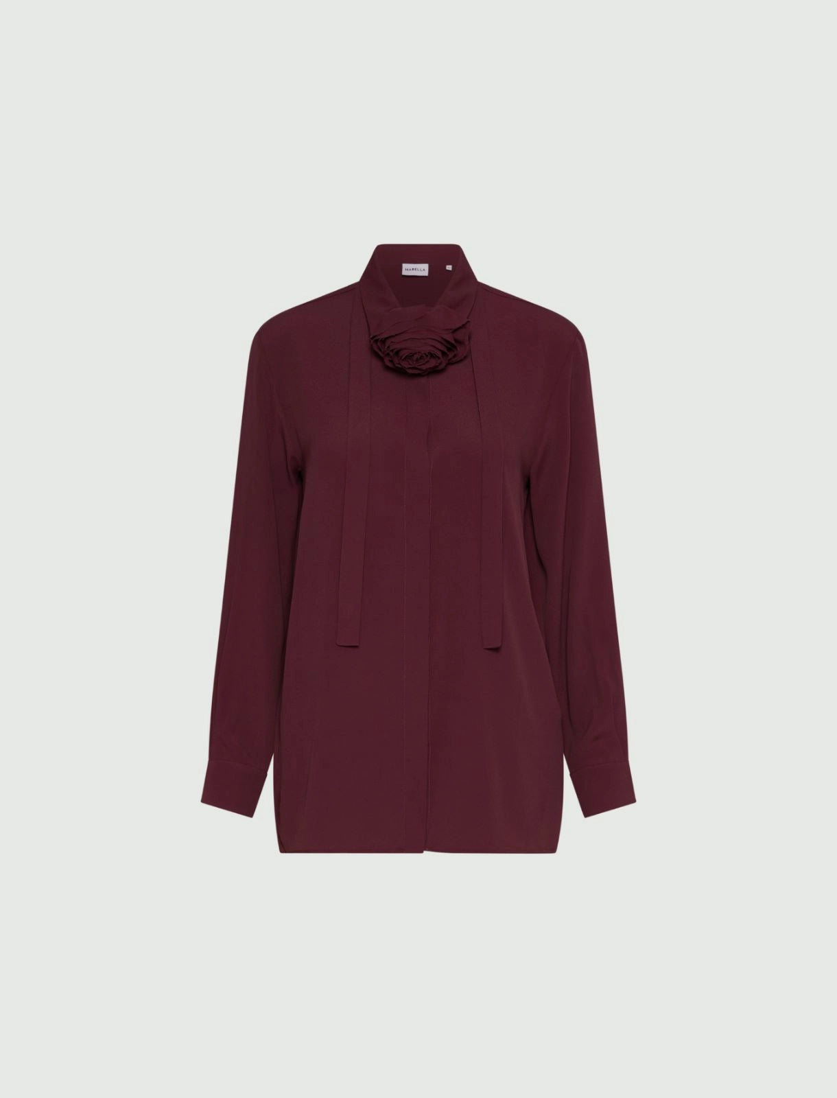 CABIRIA - Silk-blend crepe shirt