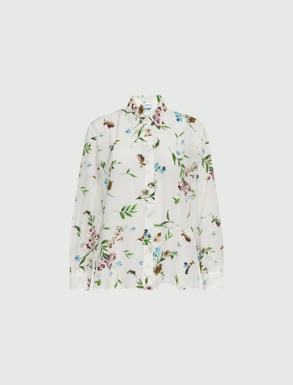 FARETRA - Printed silk shirt