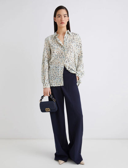 TUNDRA - Printed crepe shirt