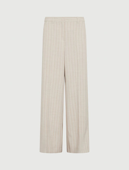 SKIPPER - Relaxed-fit mélange trousers
