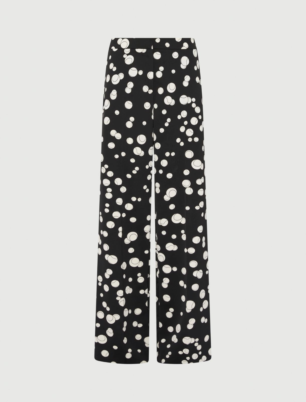 FAVETTA - Printed satin trousers
