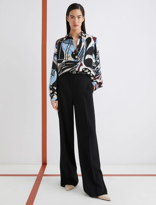 PASCIA - Envers satin trousers