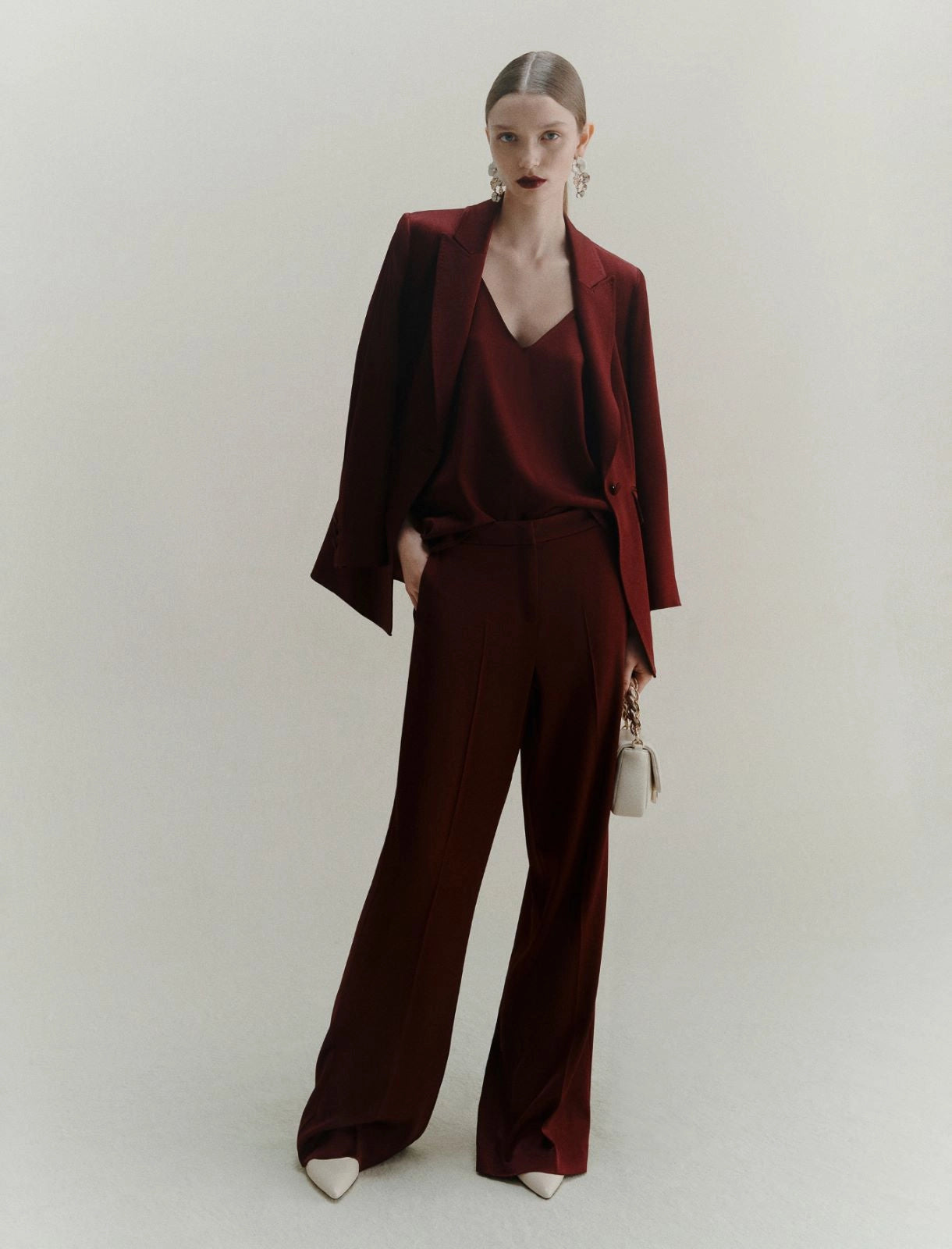 WOLF - Satin trousers