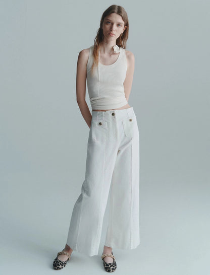 VELAIN - High-waisted trousers
