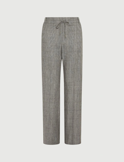 ELODIA - Fluid twill trousers