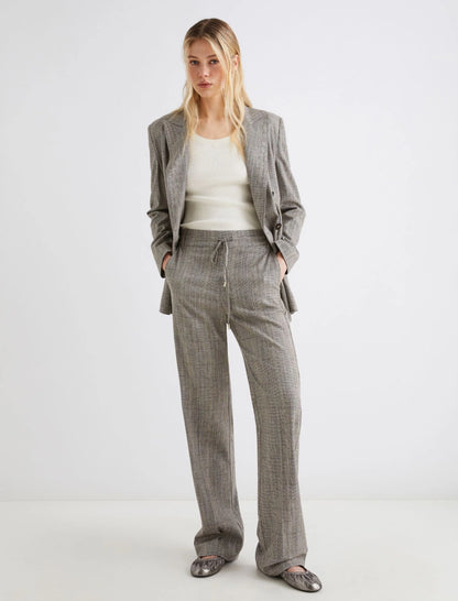 ELODIA - Fluid twill trousers