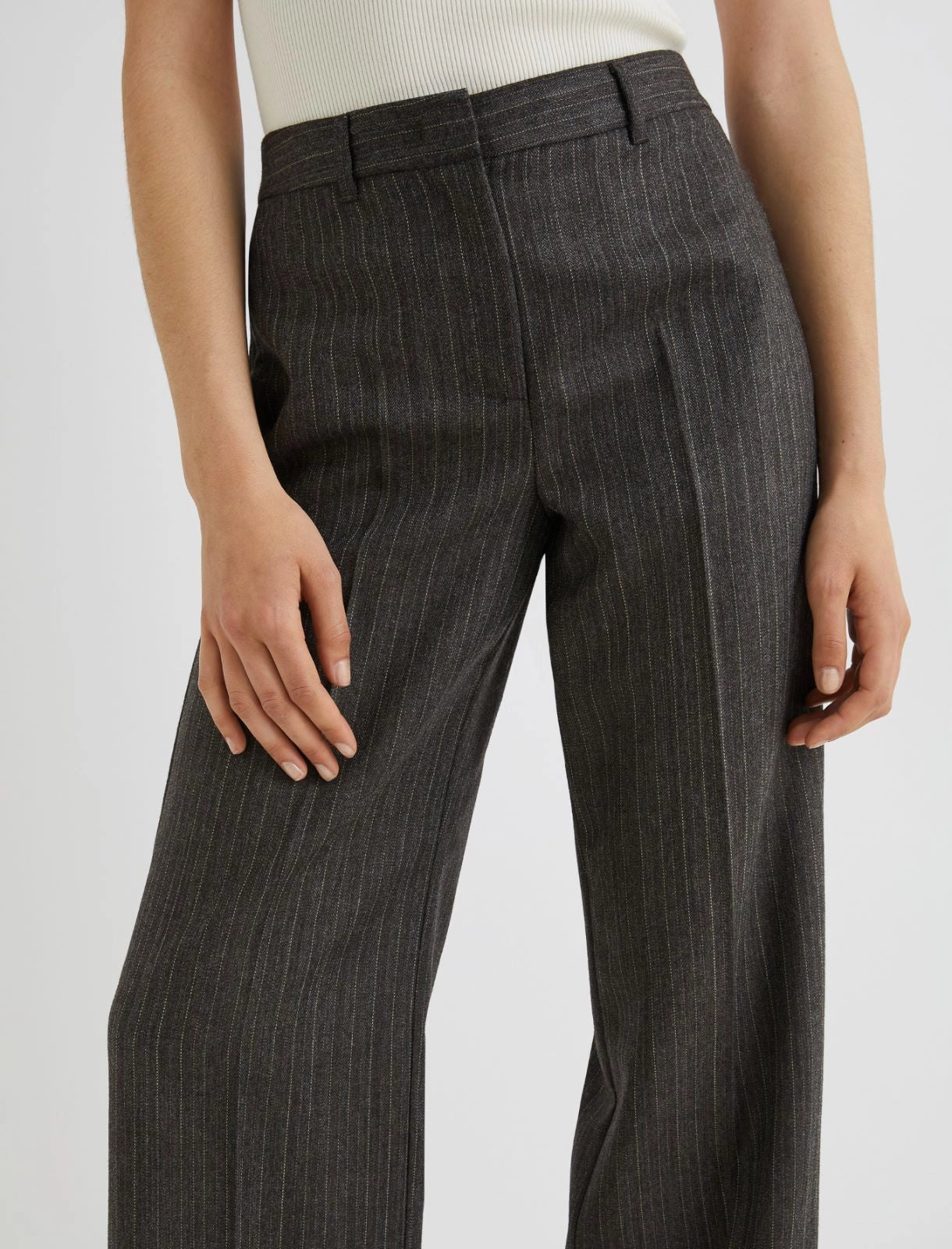RENOIR - Straight-fit pure wool trousers