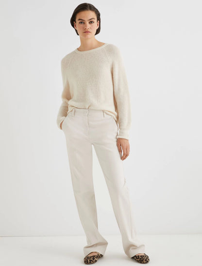 HARRY - Slim-fit soft-touch cotton trousers