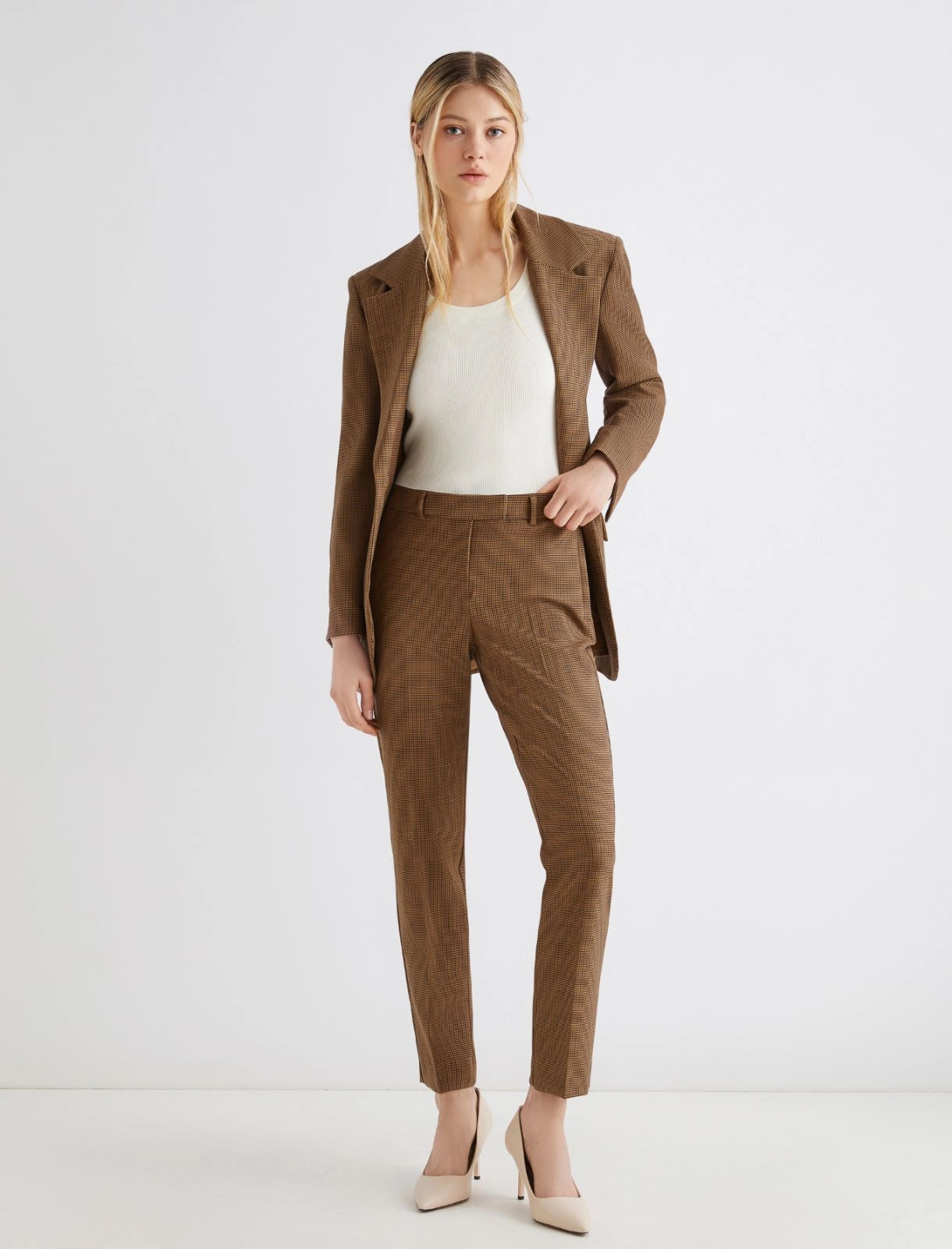 OPACO - Stretch fabric chino trousers