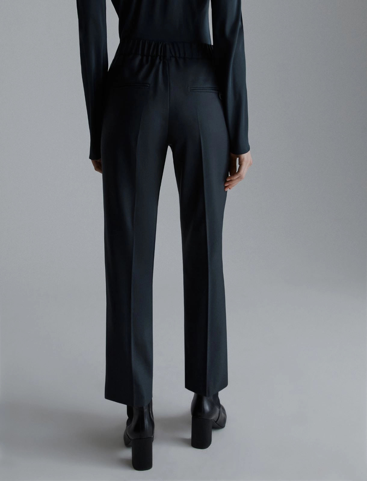 MATRICE - Slim gabardine trousers