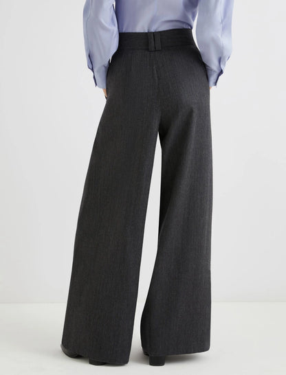 ULTRA - Wool palazzo trousers