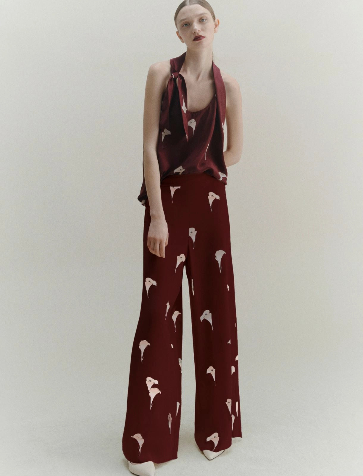 IVA - Voile wide-leg trousers