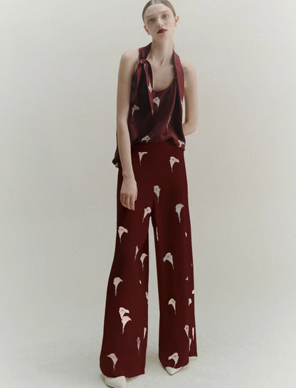 IVA - Voile wide-leg trousers