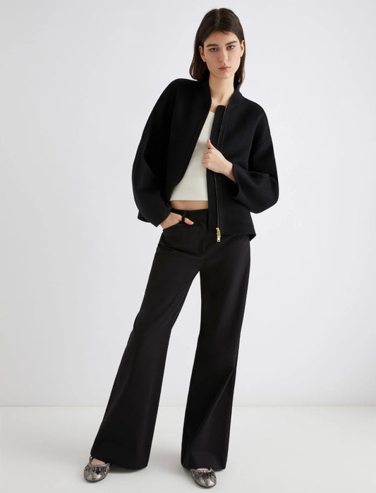 APUANIA - Twill wide-leg trousers