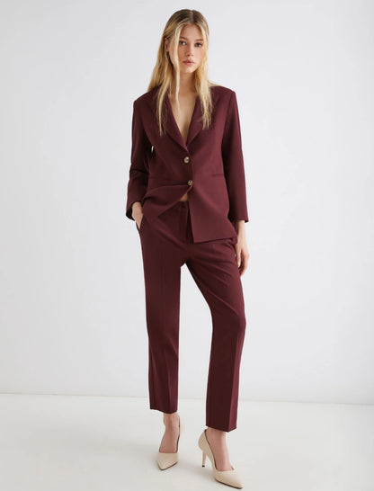 LECCIO - Stretch viscose trousers