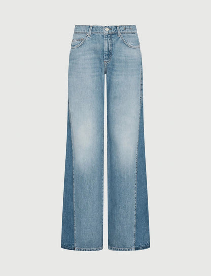 WLEG - Low-rise wide-leg jeans