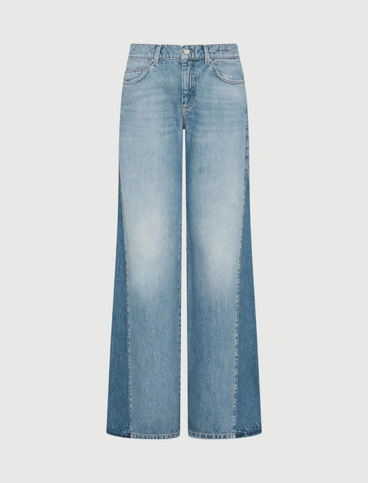 WLEG - Low-rise wide-leg jeans