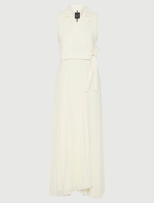 STATUA - Long bi-material dress