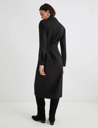 VALAIS - Shirt dress with side buckle detail