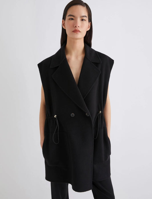 MOLE - Long wool gilet