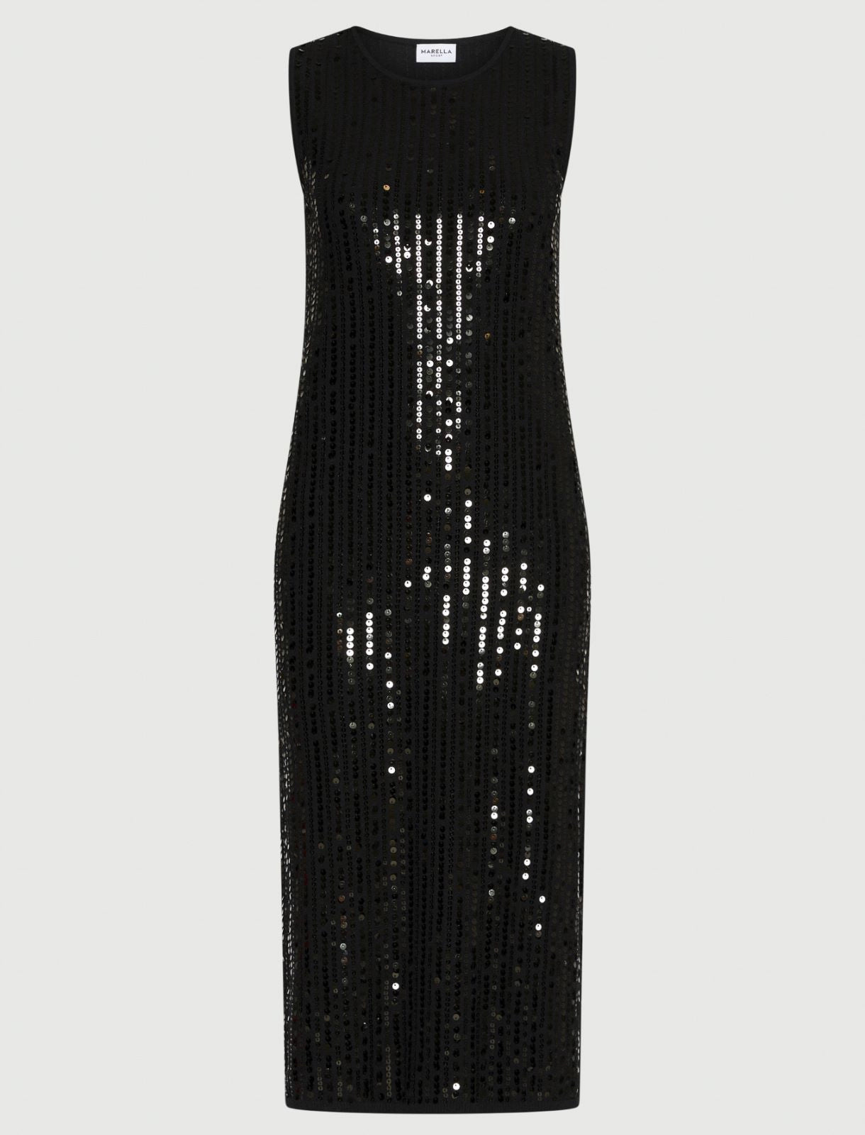 ADDETTO - Sleeveless sequin dress