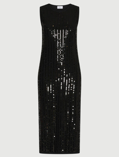 ADDETTO - Sleeveless sequin dress