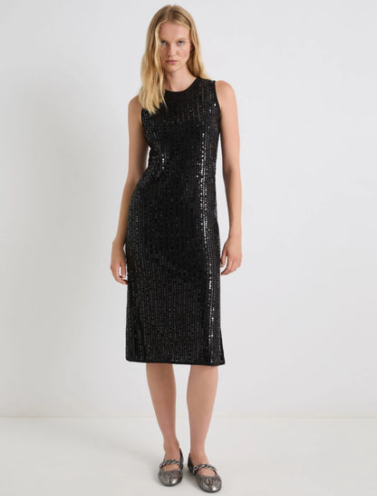 ADDETTO - Sleeveless sequin dress