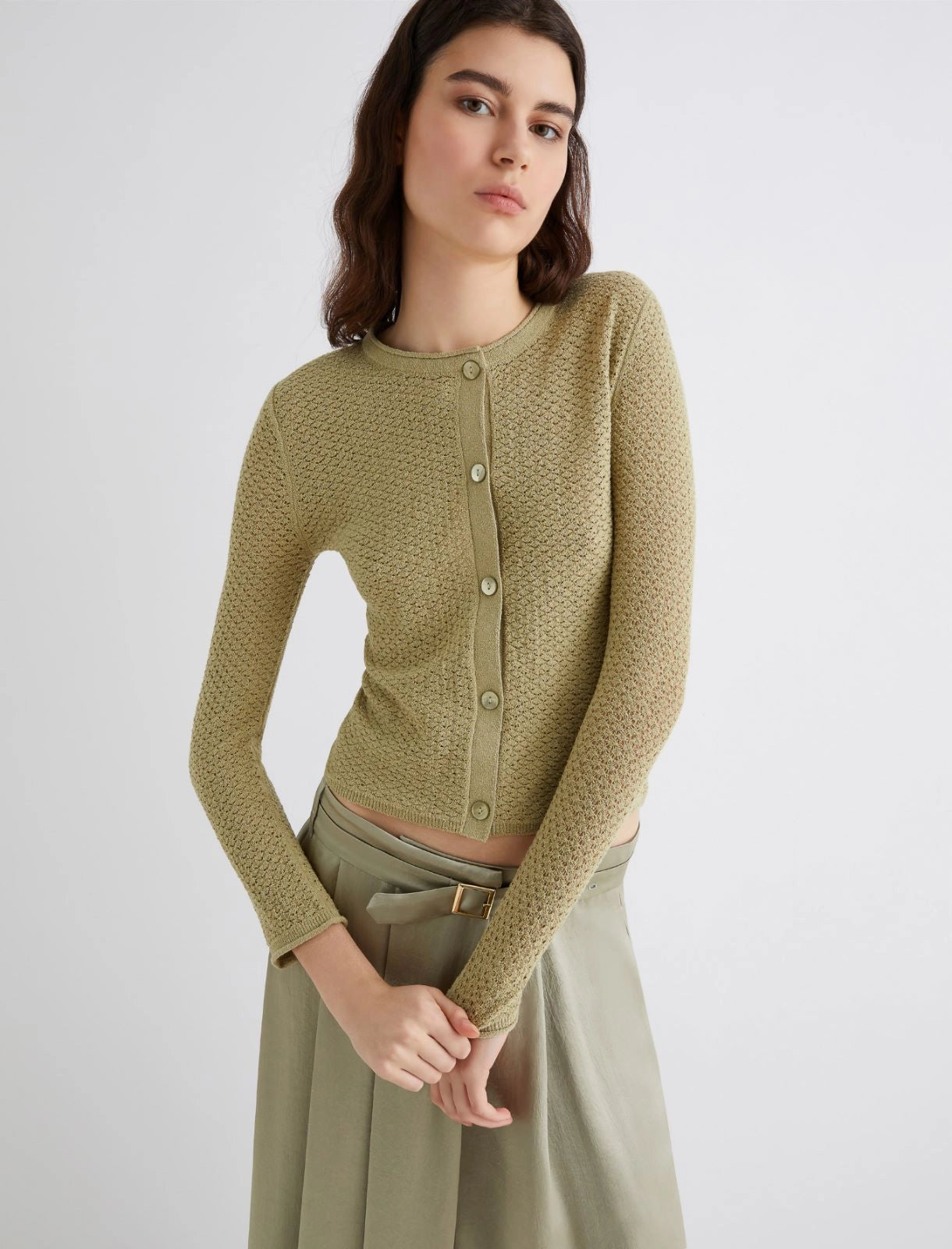 PAIOLO - Cotton mini cardigan